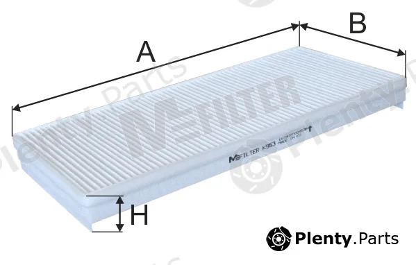 Mfilter K953 — Filter, cabin air