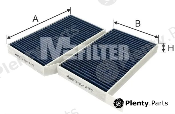 Mfilter K9243BIO-2 — Filter, cabin air