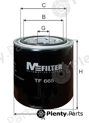 Mfilter TF665 — Oil Filter