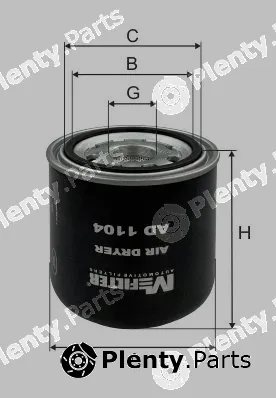 Mfilter AD1104 — Oil Filter