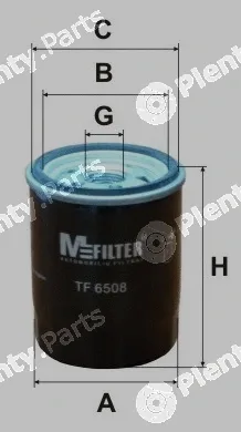 Mfilter TF6508 — Oil Filter