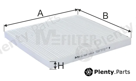 Mfilter K914 — Filter, cabin air