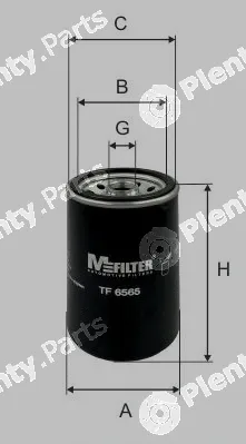 Mfilter TF6565 — Oil Filter
