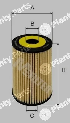 Mfilter TE649 — Oil Filter