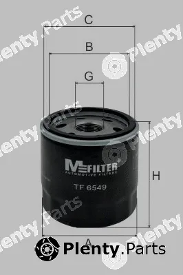Mfilter TF6549 — Oil Filter