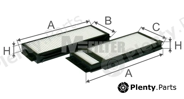 Mfilter K9009-2 — Filter, cabin air