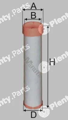 Mfilter A828/1 — Secondary Air Filter