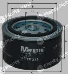 Mfilter TF315 — Oil Filter