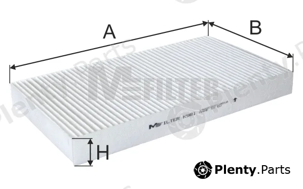 Mfilter K981 — Filter, cabin air