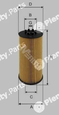 Mfilter TE4067 — Oil Filter