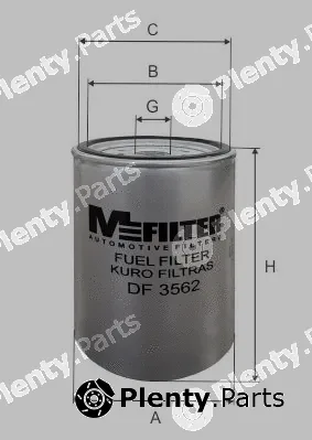 Mfilter DF3562 — Fuel Filter