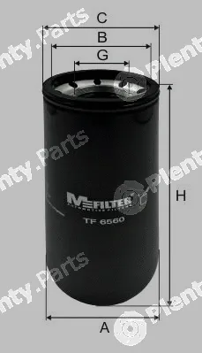 Mfilter TF6560 — Oil Filter