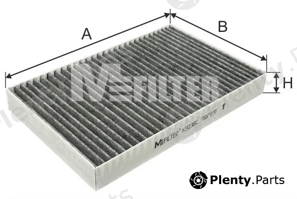 Mfilter K9238C — Filter, cabin air