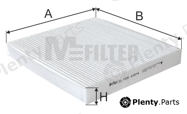Mfilter K974 — Filter, cabin air