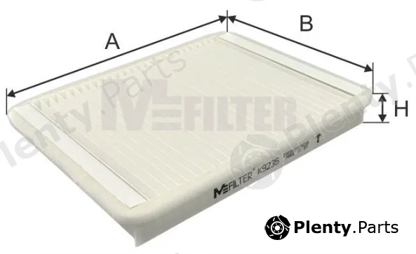 Mfilter K9235 — Filter, cabin air