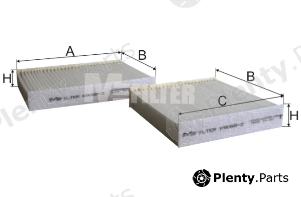 Mfilter K9058-2 — Filter, cabin air