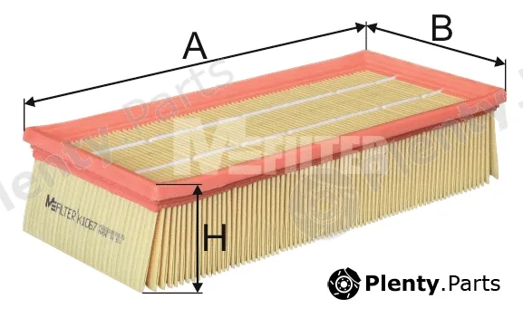 Mfilter K1067 — Air Filter