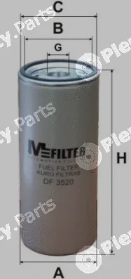 Mfilter DF3520 — Fuel Filter