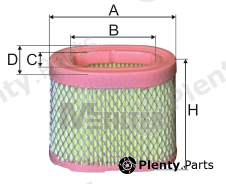Mfilter A1047 — Air Filter