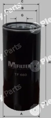 Mfilter TF660 — Oil Filter