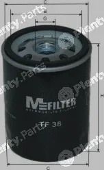 Mfilter TF38 — Oil Filter