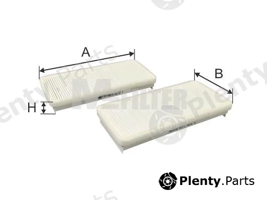 Mfilter K921-2 — Filter, cabin air