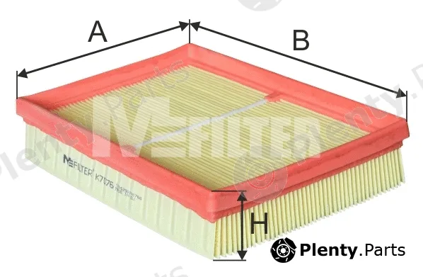 Mfilter K7076 — Air Filter