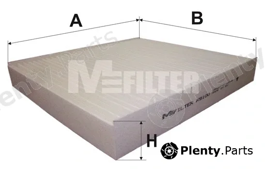 Mfilter K9100 — Filter, cabin air