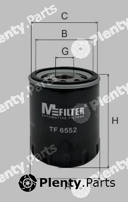 Mfilter TF6552 — Oil Filter
