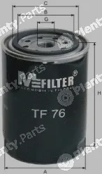 Mfilter TF76 — Oil Filter