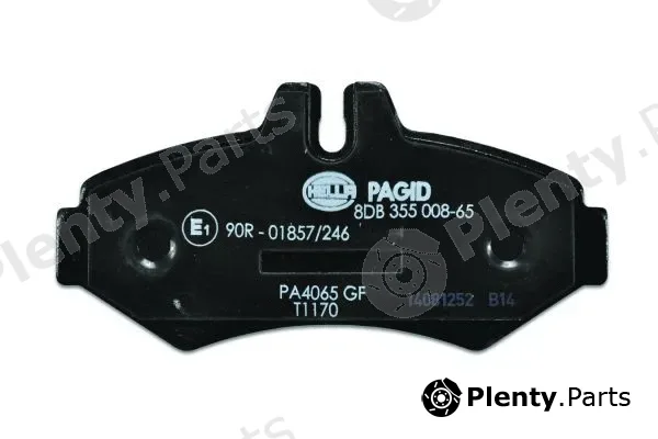 Hella Pagid 8DB355008-651 — Brake Pad Set, disc brake