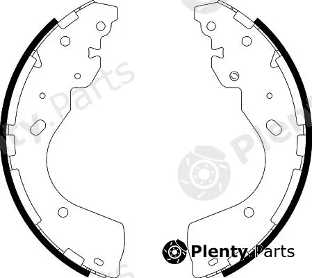 Hella Pagid 8DB355022-241 — Brake Shoe Set