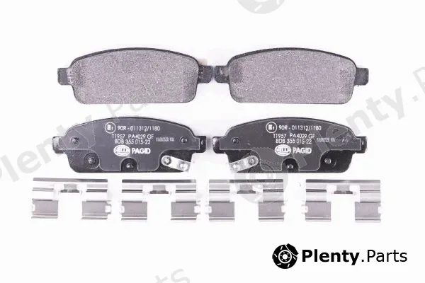 Hella Pagid 8DB355015-221 — Brake Pad Set, disc brake