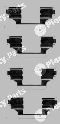 Hella Pagid 8DZ355203-591 — Accessory Kit, disc brake pad