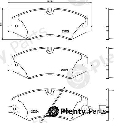 Hella Pagid 8DB355015-551 — Brake Pad Set, disc brake