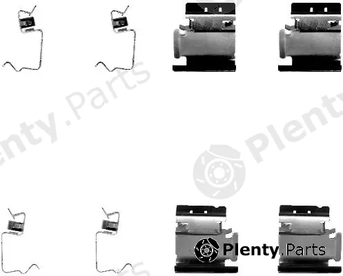 Hella Pagid 8DZ355202-661 — Accessory Kit, disc brake pad