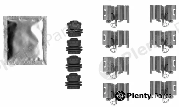 Hella Pagid 8DZ355206-761 — Accessory Kit, disc brake pad
