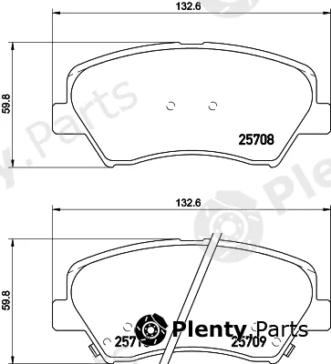 Hella Pagid 8DB355021-781 — Brake Pad Set, disc brake