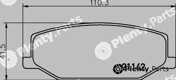 Hella Pagid 8DB355006-161 — Brake Pad Set, disc brake