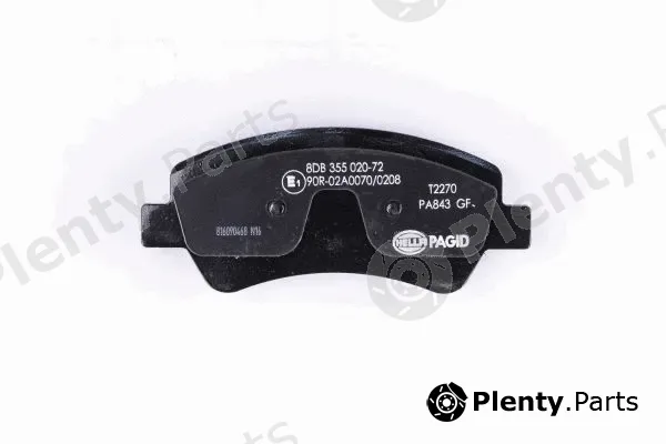 Hella Pagid 8DB355020-721 — Brake Pad Set, disc brake