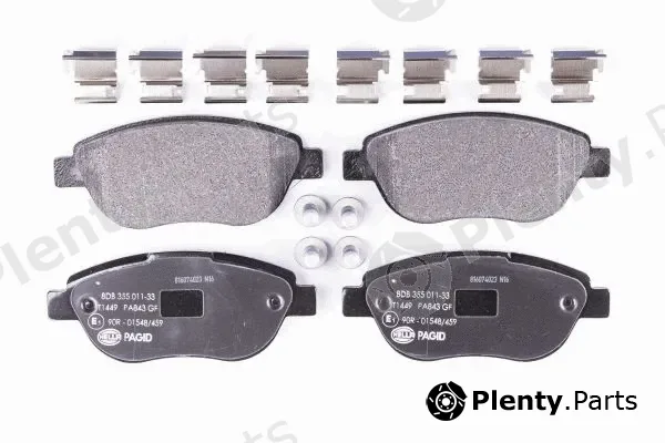 Hella Pagid 8DB355011-331 — Brake Pad Set, disc brake