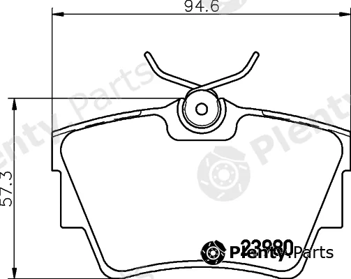Hella Pagid 8DB355010-761 — Brake Pad Set, disc brake