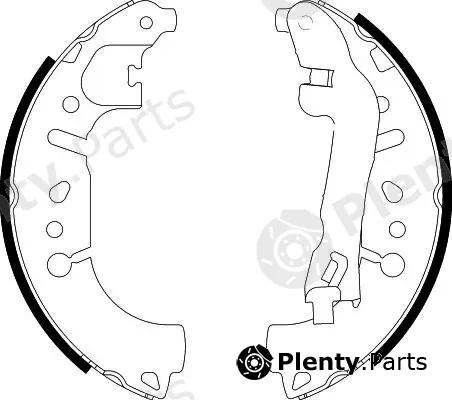 Hella Pagid 8DB355022-271 — Brake Shoe Set