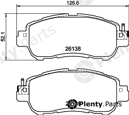 Hella Pagid 8DB355040-571 — Brake Pad Set, disc brake
