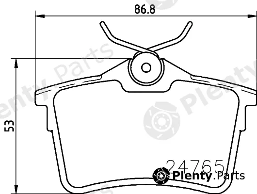 Hella Pagid 8DB355014-081 — Brake Pad Set, disc brake