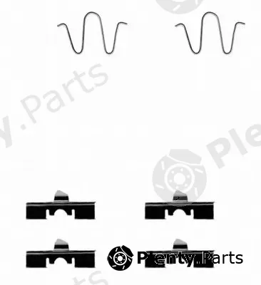 Hella Pagid 8DZ355202-471 — Accessory Kit, disc brake pad