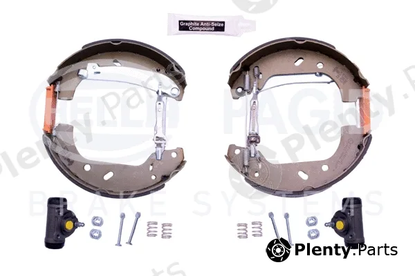 Hella Pagid 8DB355004-161 — Brake Shoe Set Shoe Kit Pro