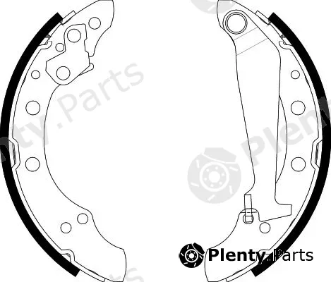 Hella Pagid 8DB355001-311 — Brake Shoe Set