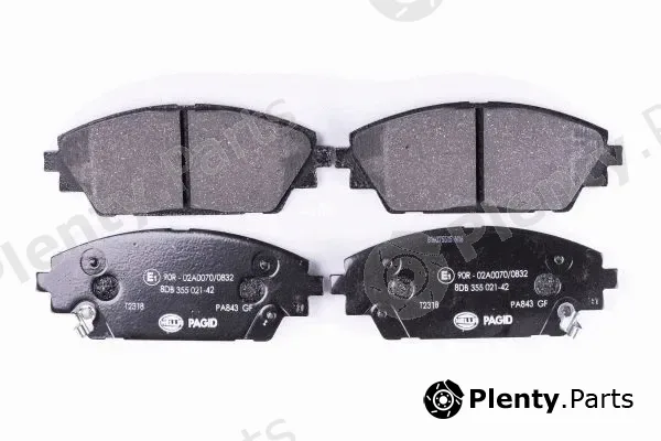 Hella Pagid 8DB355021-421 — Brake Pad Set, disc brake