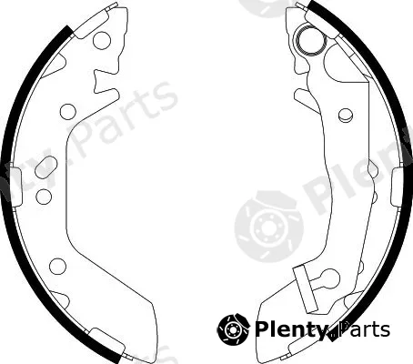 Hella Pagid 8DB355002-541 — Brake Shoe Set